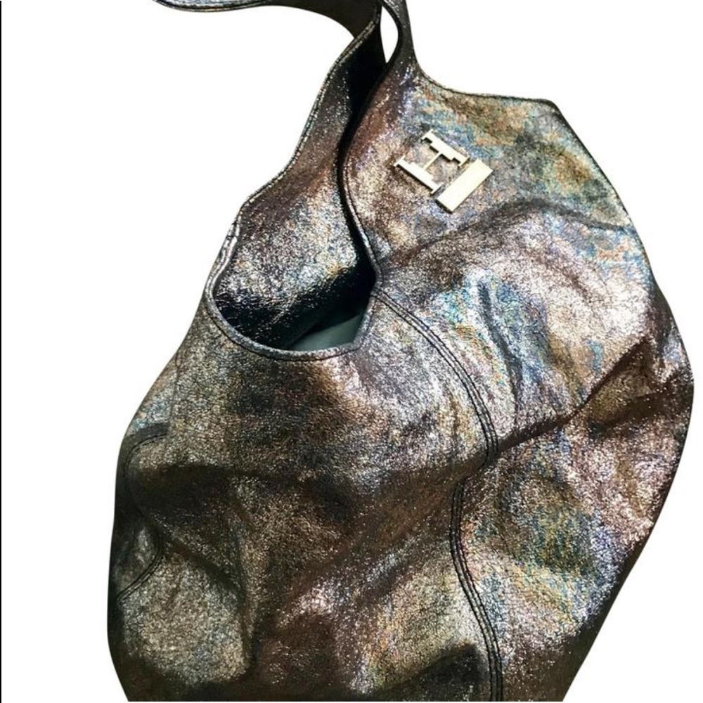 Halston Heritage Catherine Sac In Rare Metallic